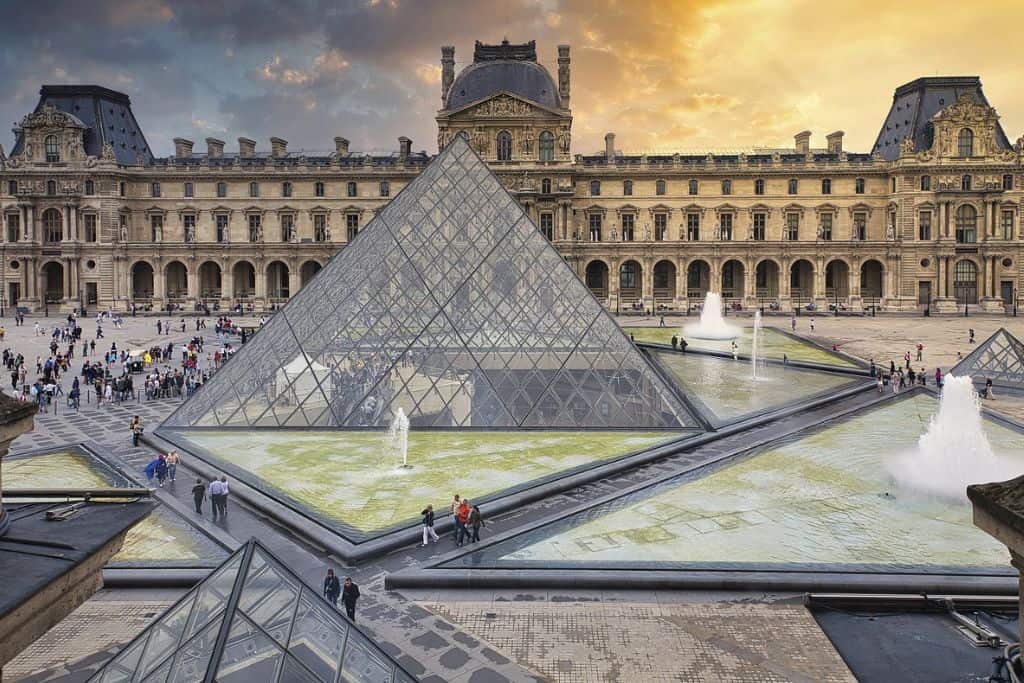 Museum, Pyramid, Louvre