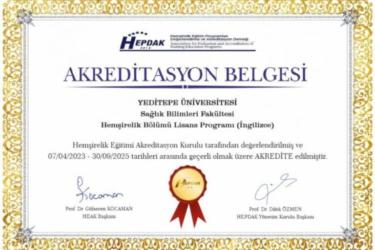 Yeditepe University Faculty of Health Sciences