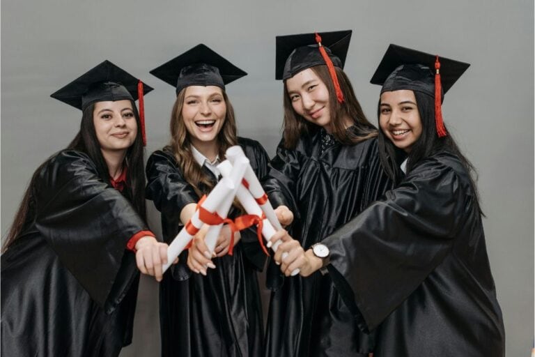 Women holding Diploma